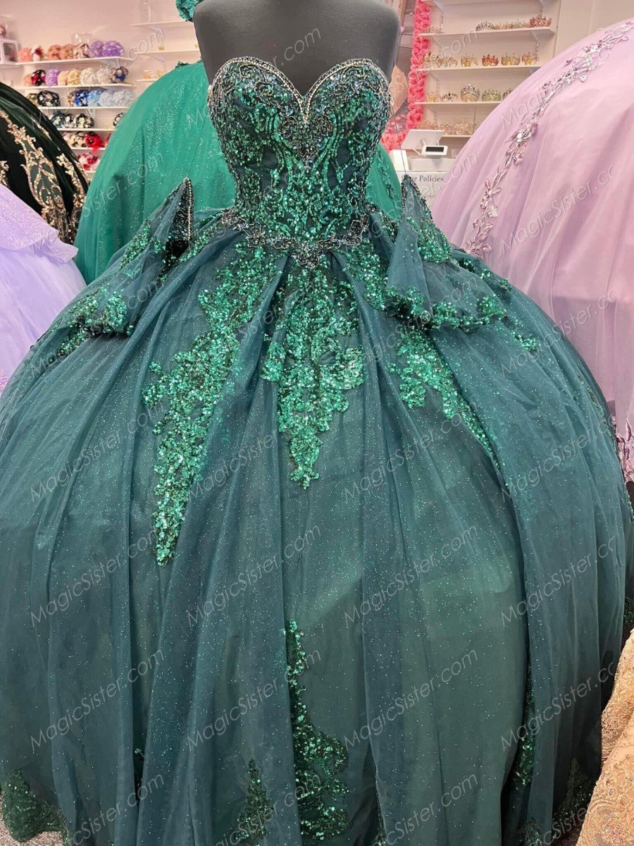 Instock Sequins Quinceanera dresses