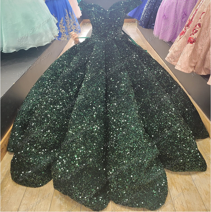 Instock Sequins Quinceanera dresses
