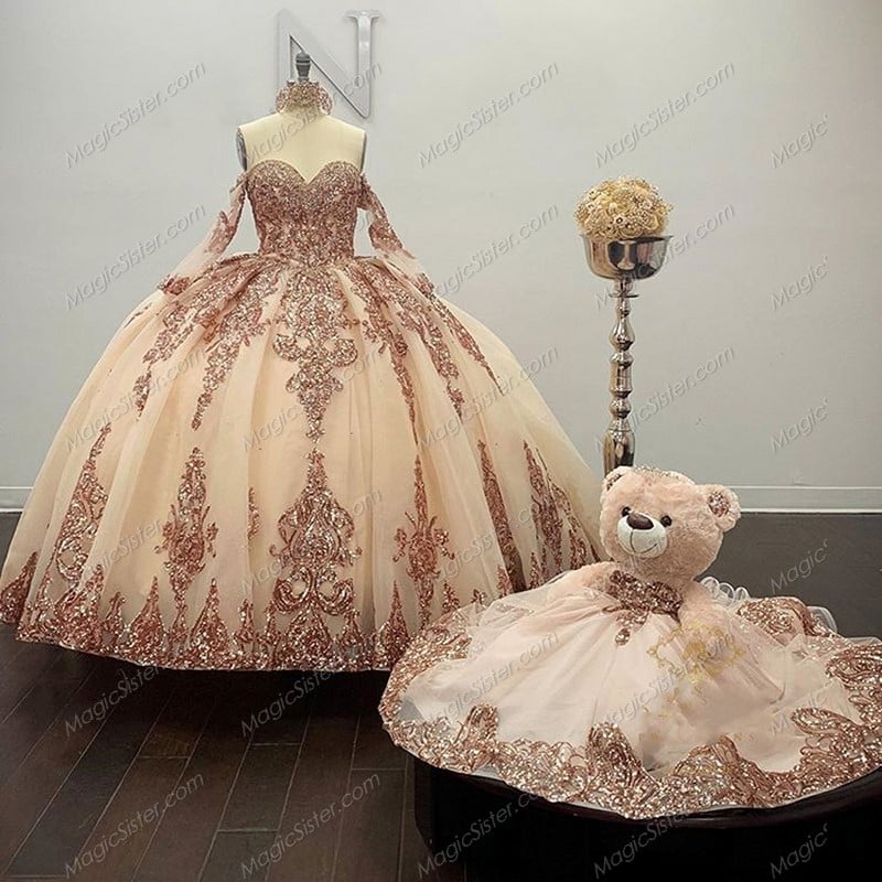 Instock Sequins Quinceanera dresses