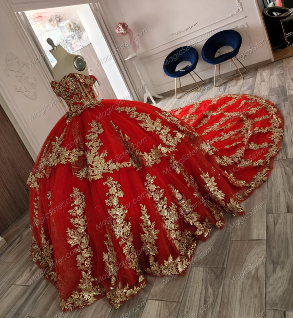 Instock 3D Flowers Quinceanera dresses
