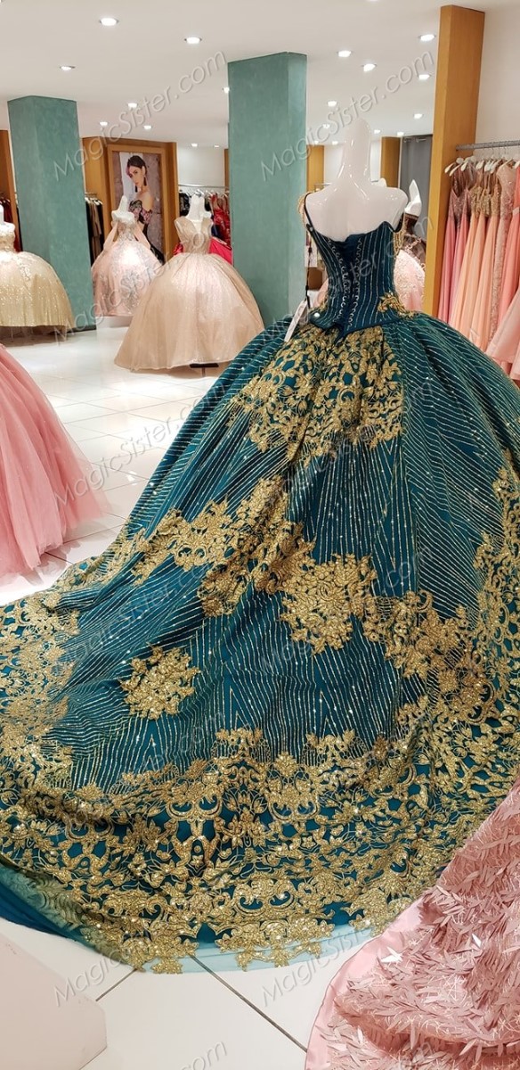 Instock Sequins Quinceanera dresses