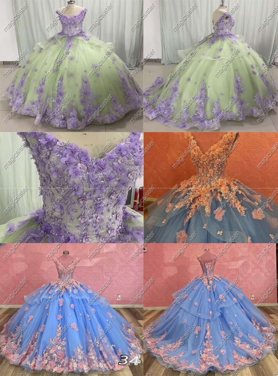 Instock Factory Wholesale Quninceanera Dress