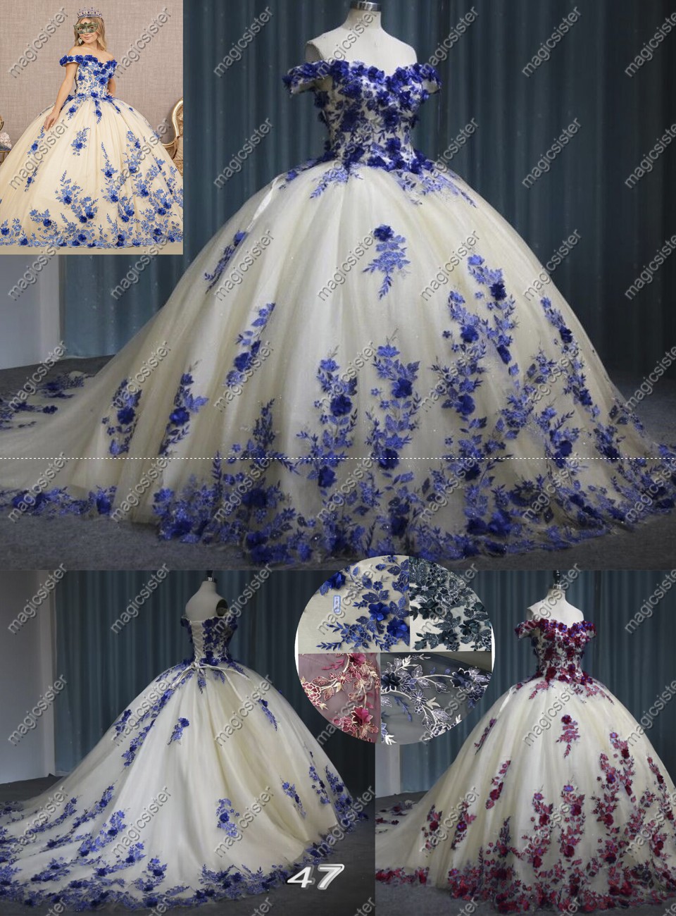 Instock Factory Wholesale Quninceanera Dress