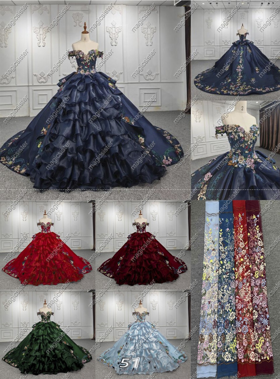 Instock Factory Wholesale Quninceanera Dress