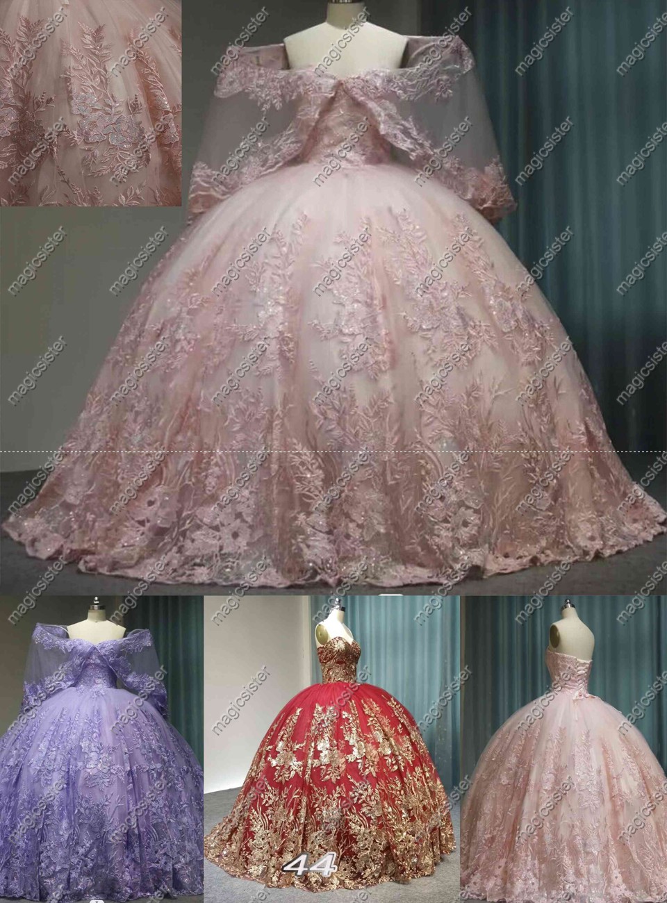Blush Instock Factory Wholesale Quninceanera Dress