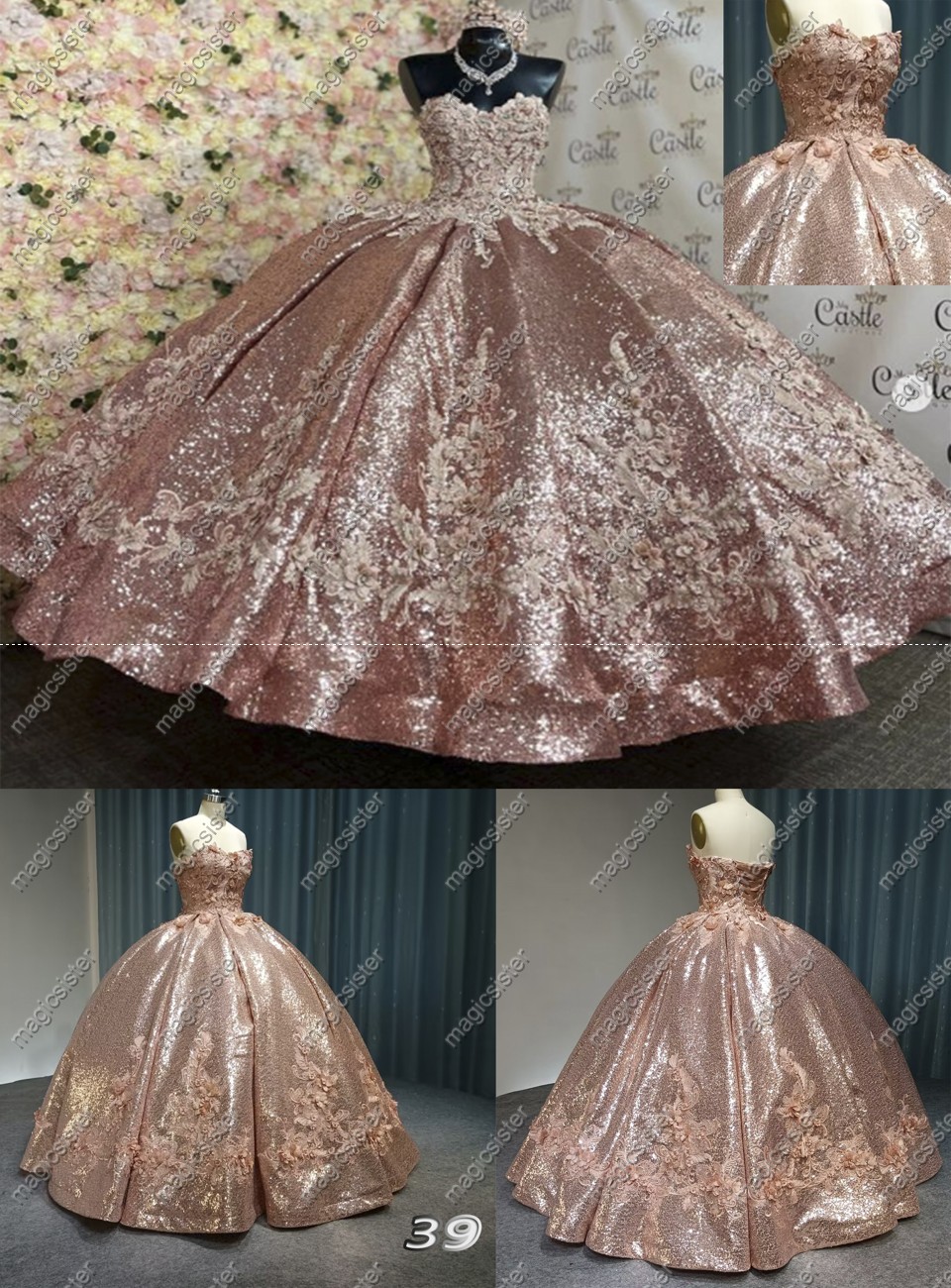 Instock Factory Wholesale Quninceanera Dress