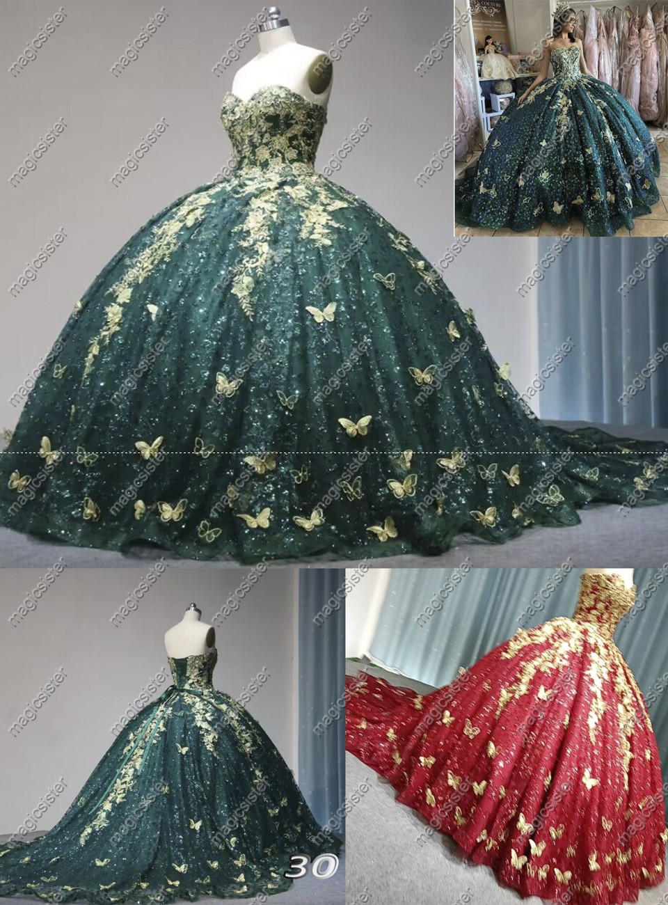 Instock Factory Wholesale Quninceanera Dress