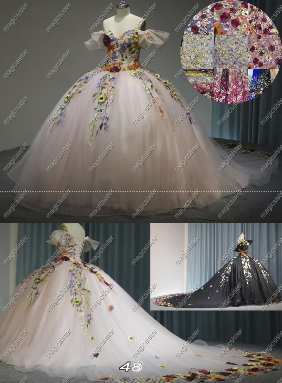 Instock Factory Wholesale Quninceanera Dress