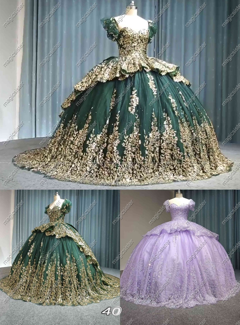 Instock Factory Wholesale Quninceanera Dress