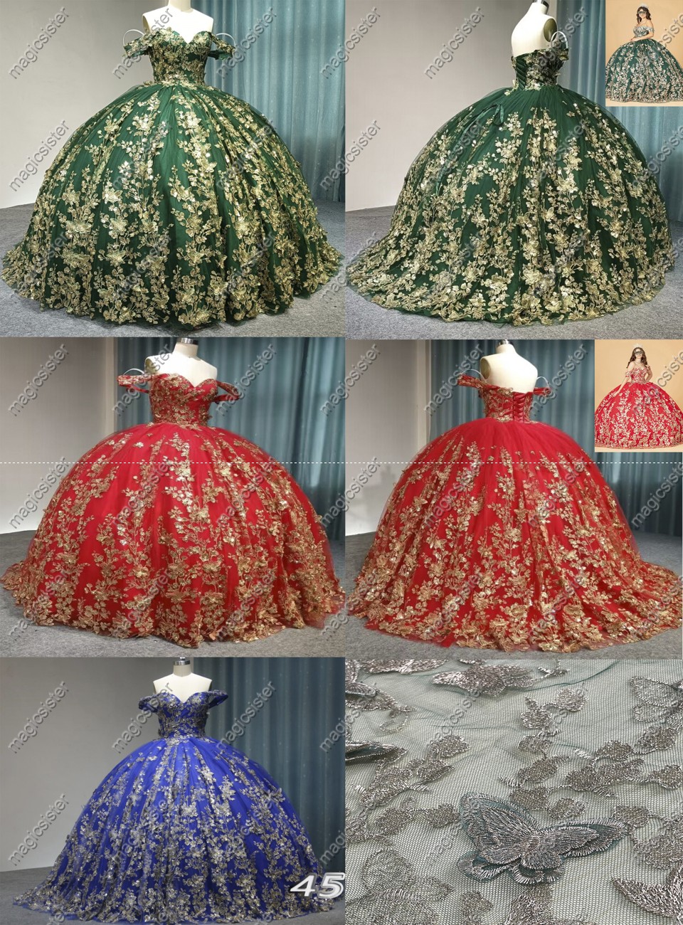 Instock Factory Wholesale Quninceanera Dress