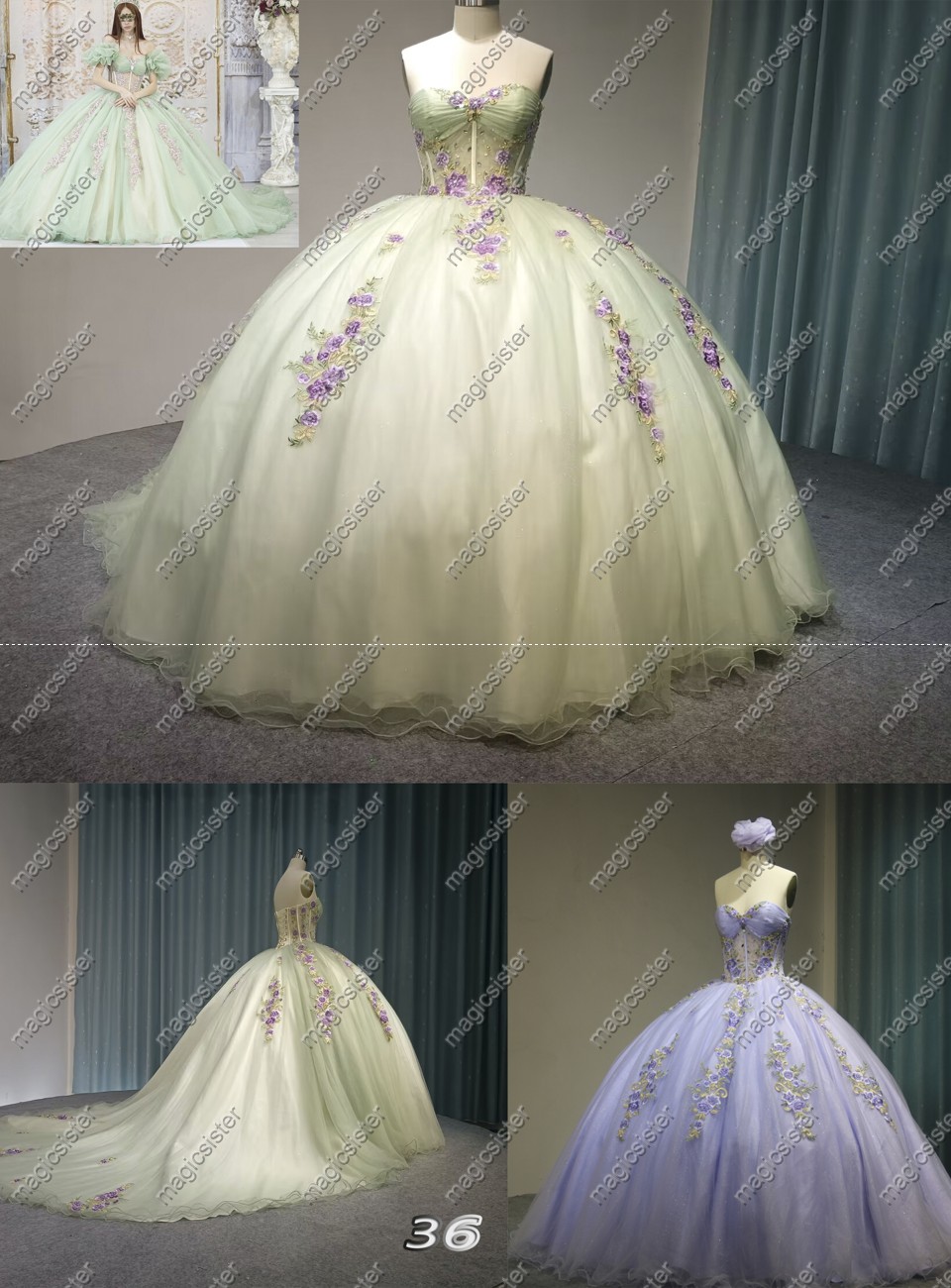 Instock Factory Wholesale Quninceanera Dress
