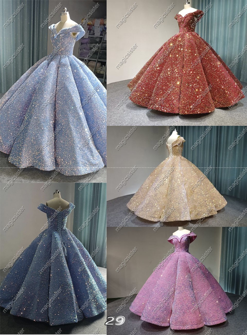 Instock Factory Wholesale Quninceanera Dress
