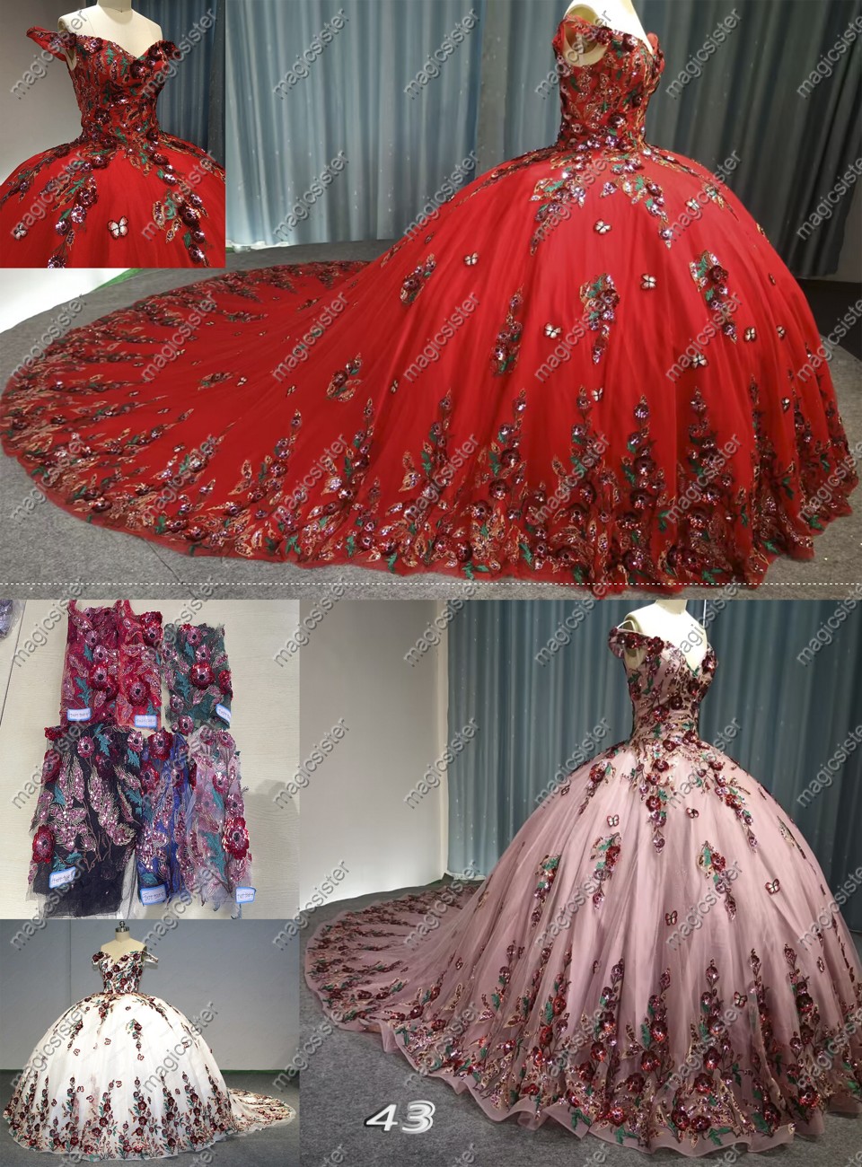 Instock Factory Wholesale Quninceanera Dress