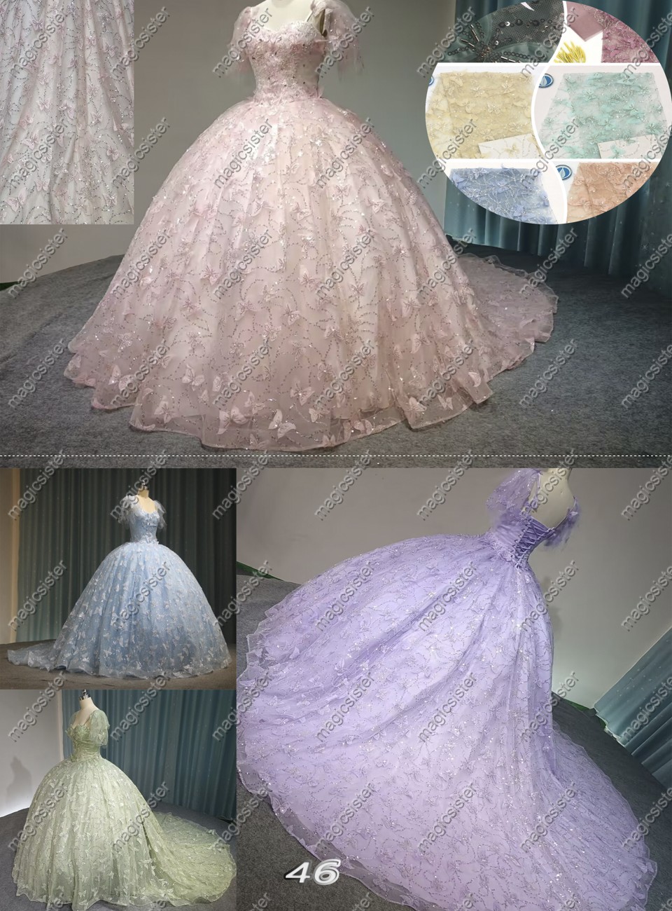 Instock Factory Wholesale Quninceanera Dress