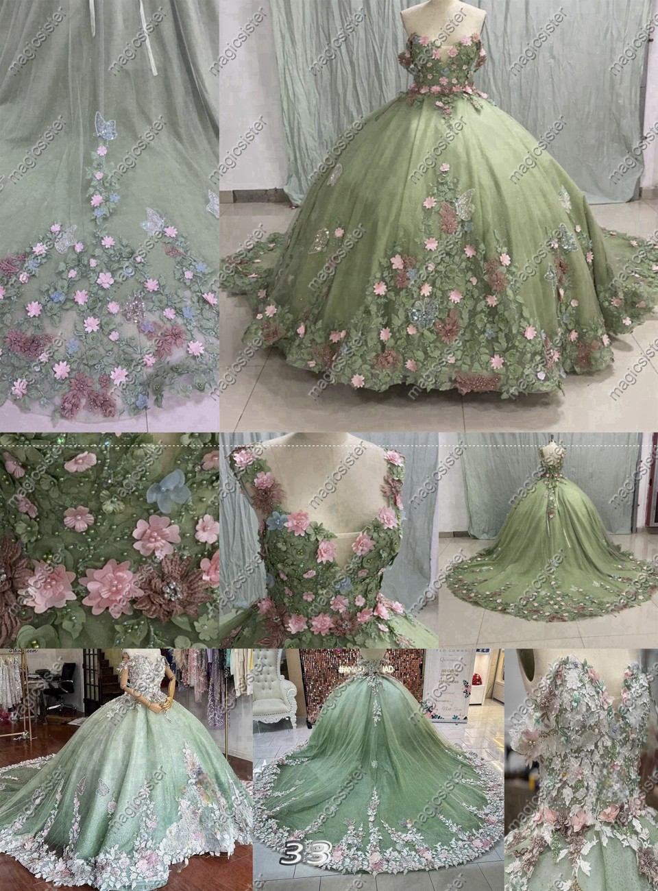 Instock Factory Wholesale Quninceanera Dress