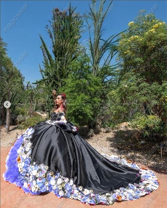 Instock Factory Wholesale Charro Quninceanera Dress