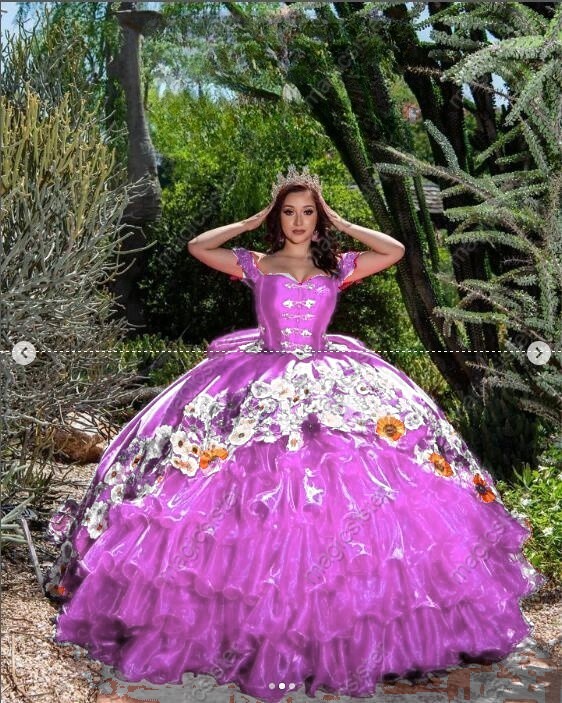 Instock Factory Wholesale Charro Quninceanera Dress