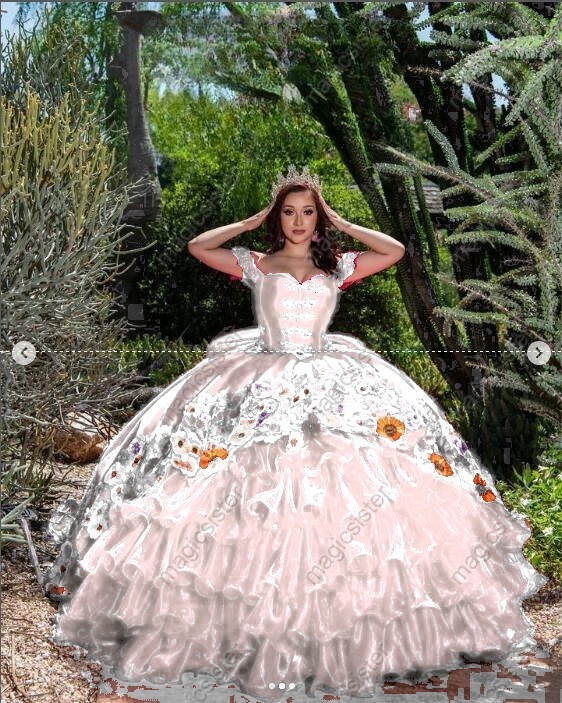 Blush Instock Factory Wholesale Charro Quninceanera Dress