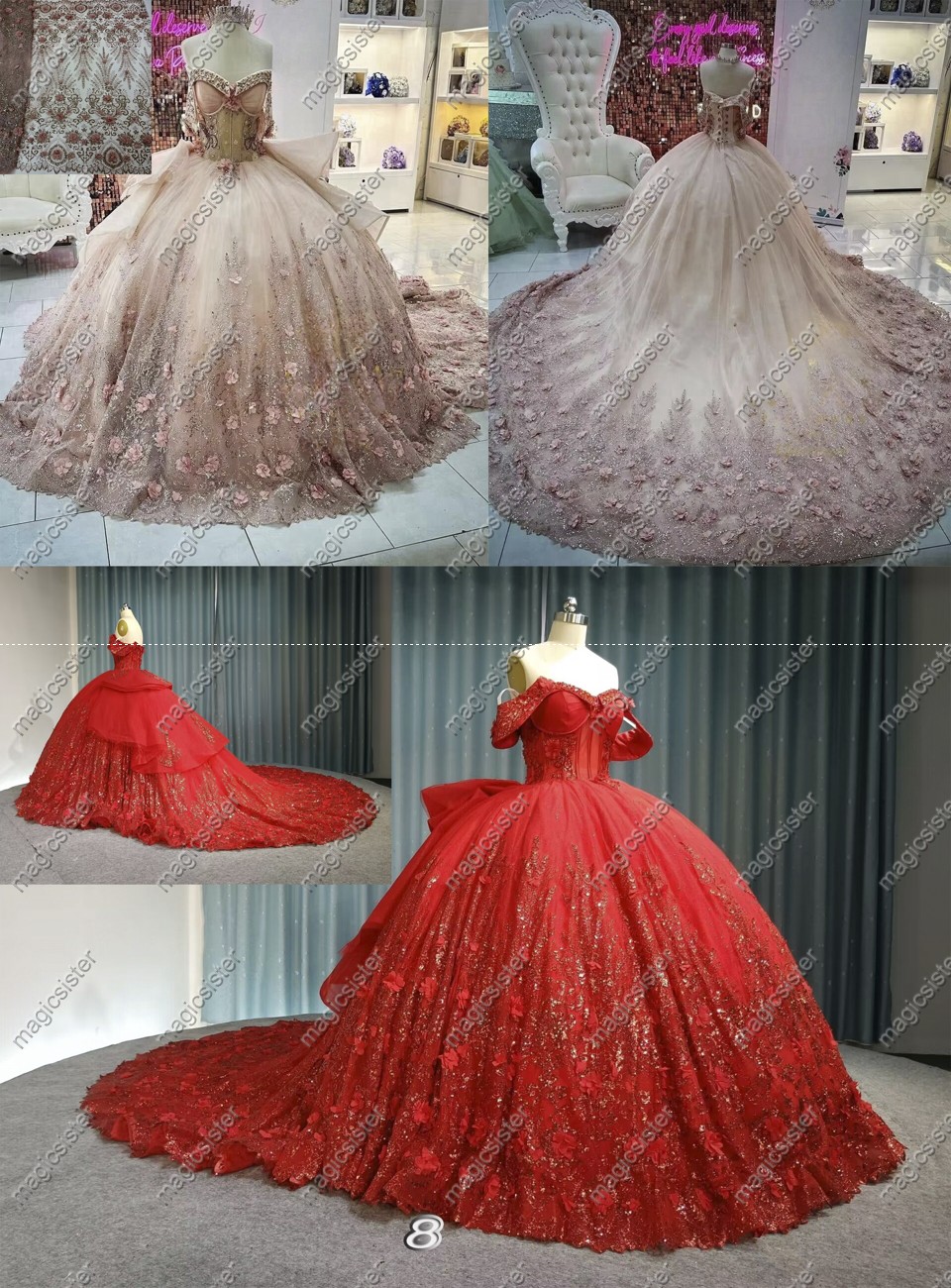 Instock Factory Wholesale Quninceanera Dress