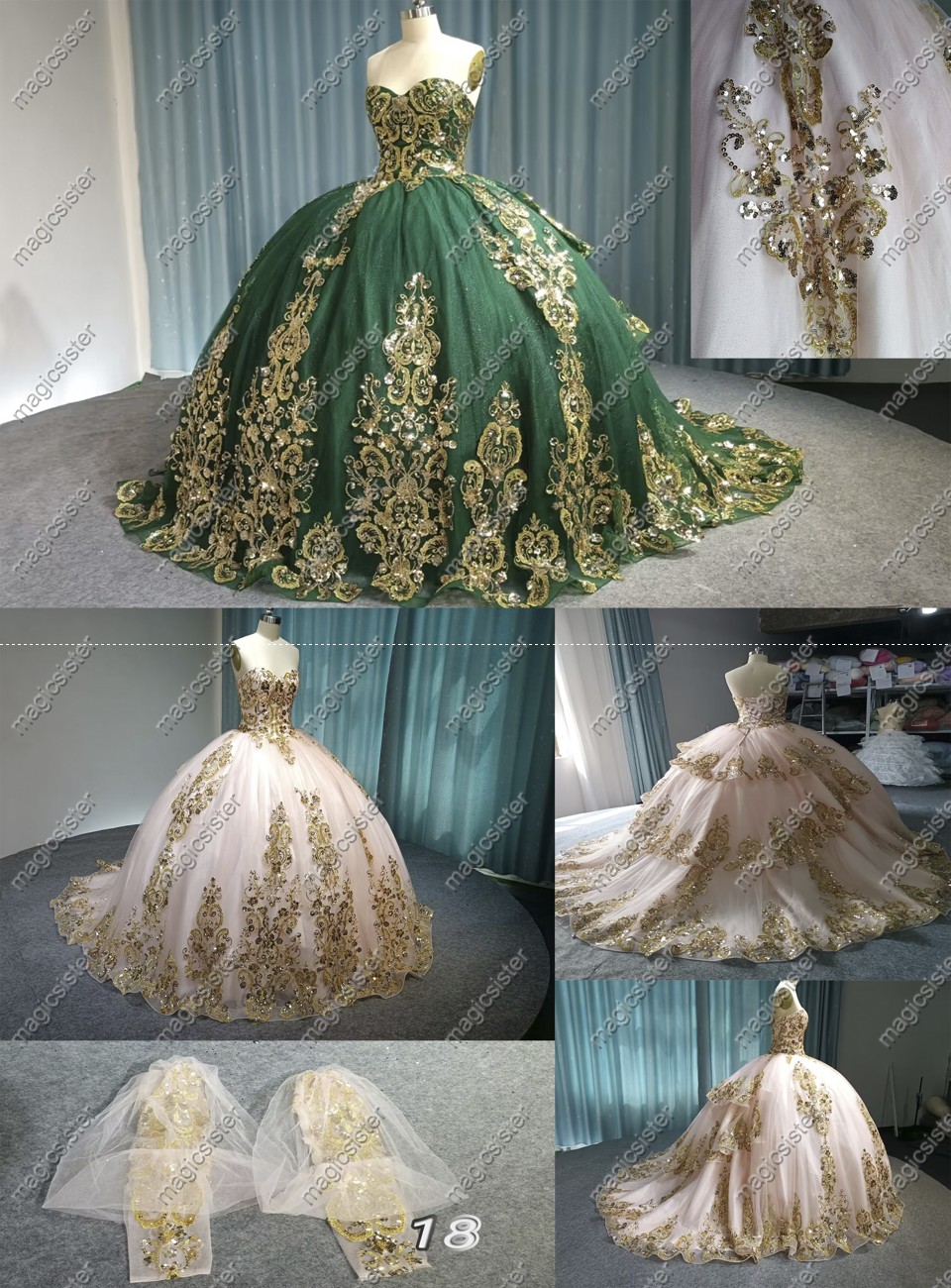 Instock Factory Wholesale Quninceanera Dress