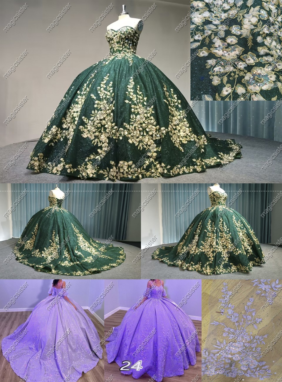 Instock Factory Wholesale Quninceanera Dress