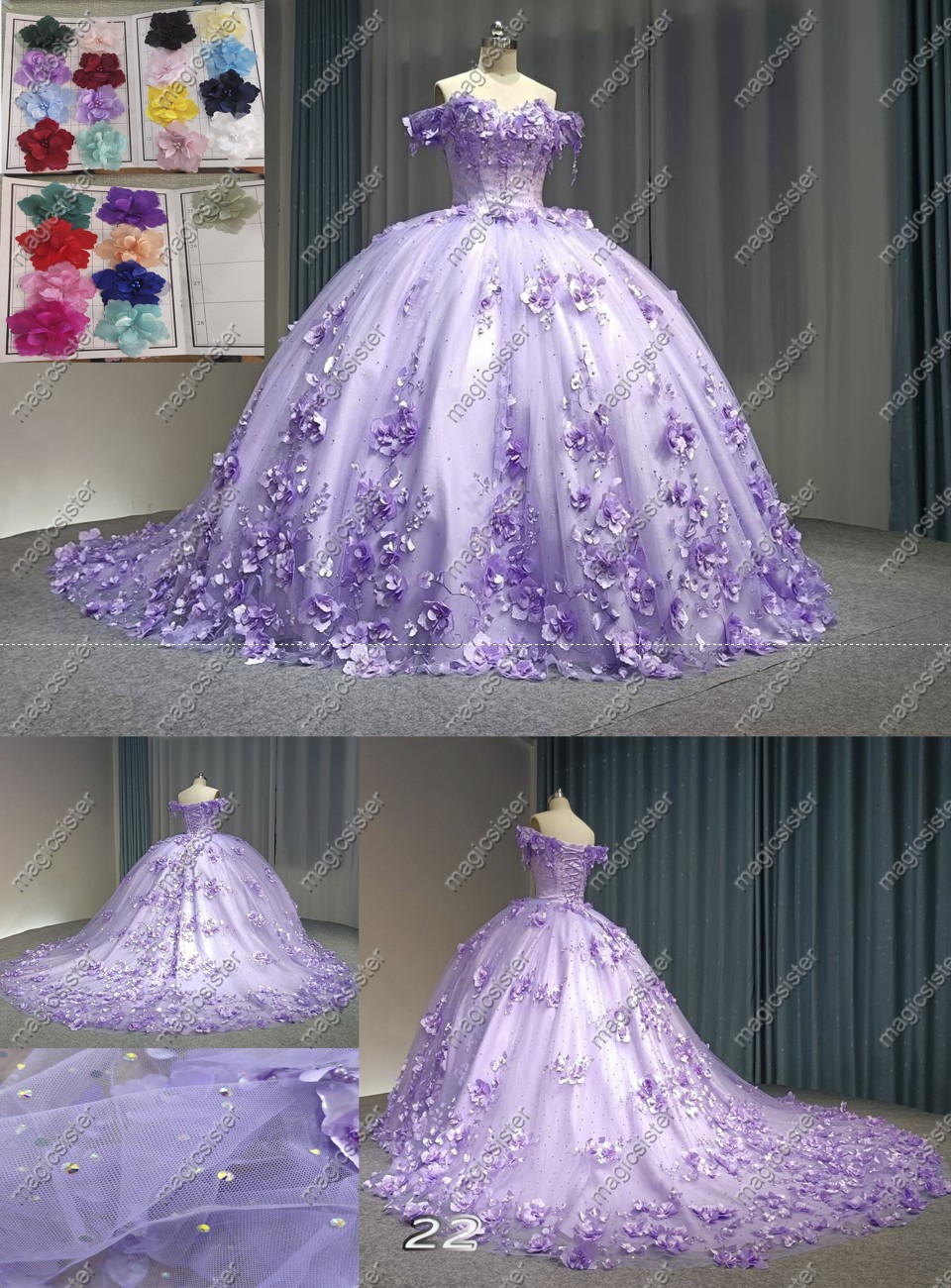 Instock Factory Wholesale Quninceanera Dress
