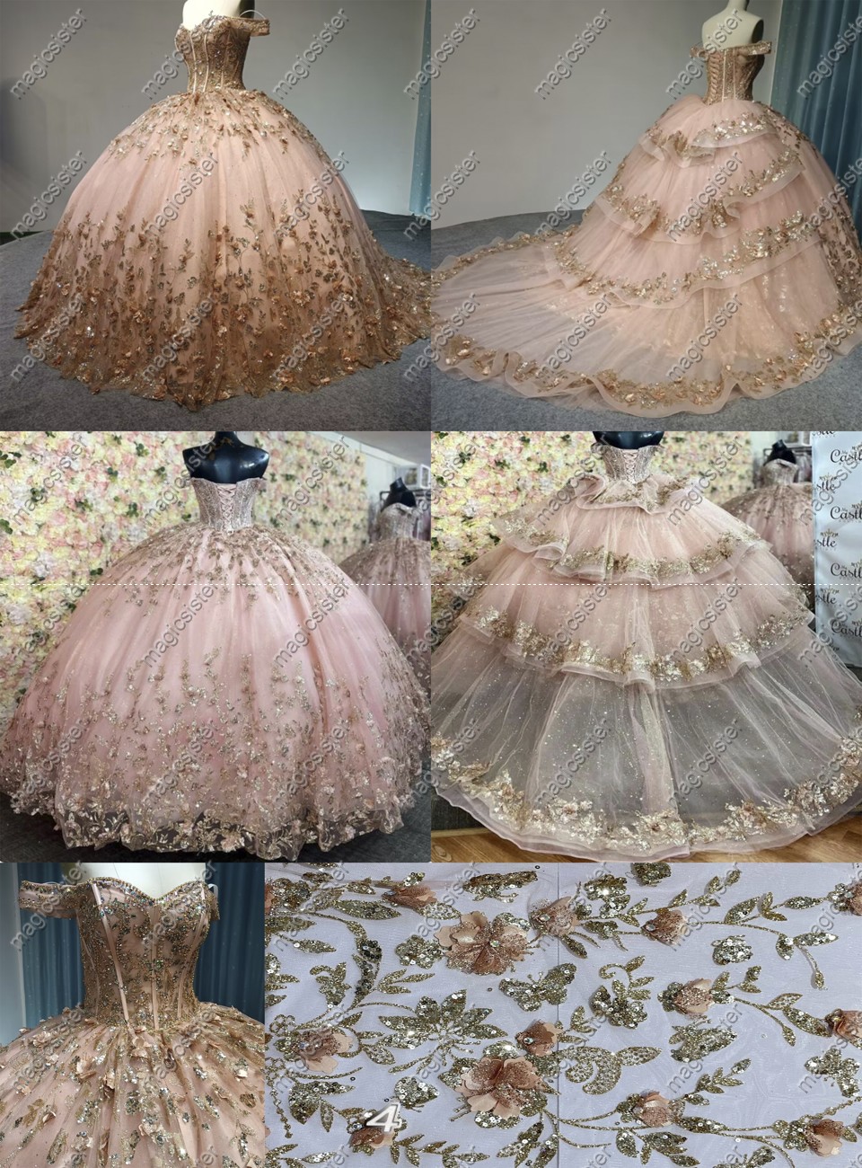 Instock Factory Wholesale Quninceanera Dress