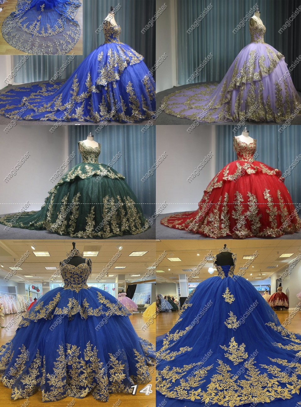Instock Factory Wholesale Quninceanera Dress