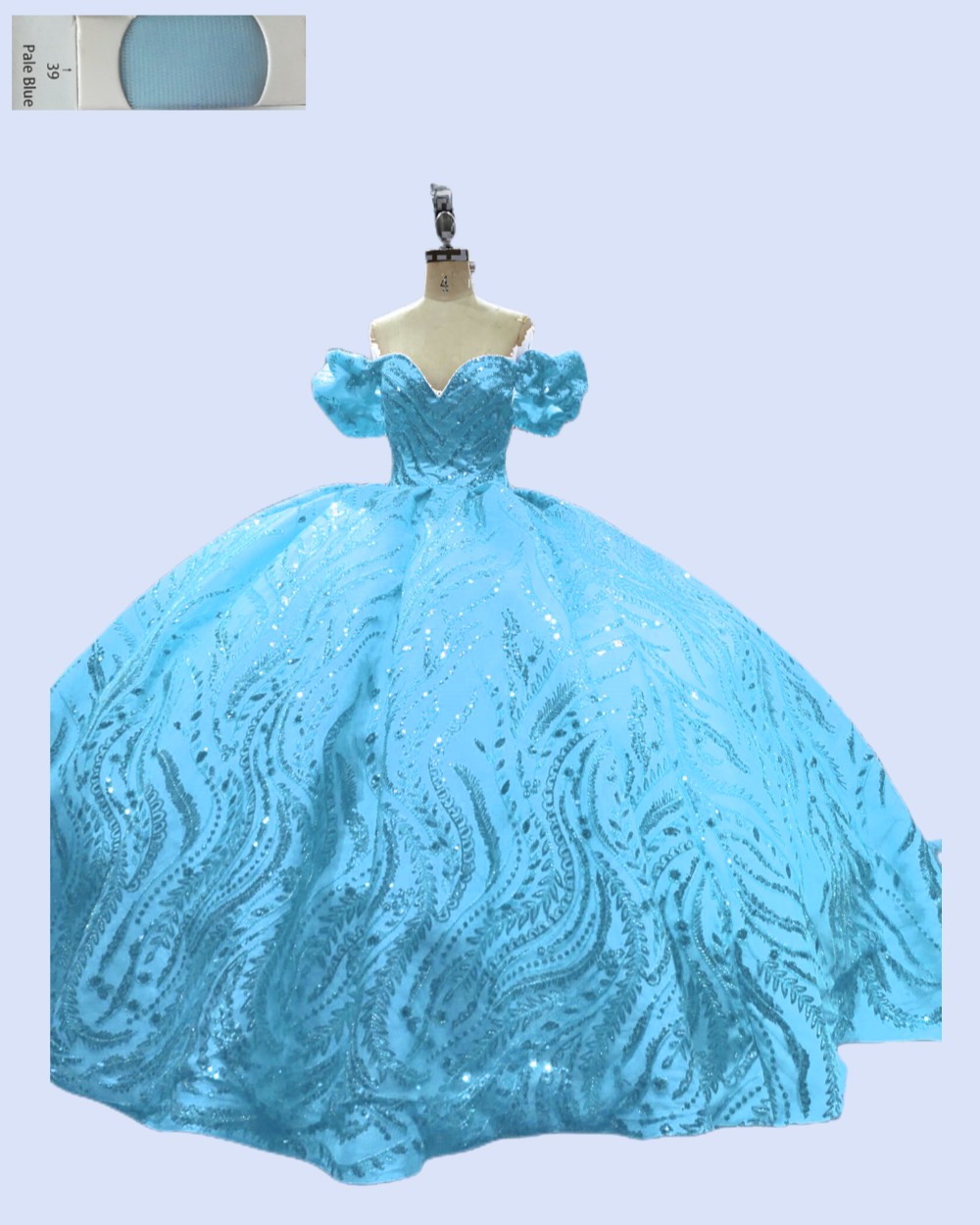 Fashionable Factory Wholesale Sequins Quinceanera Dress