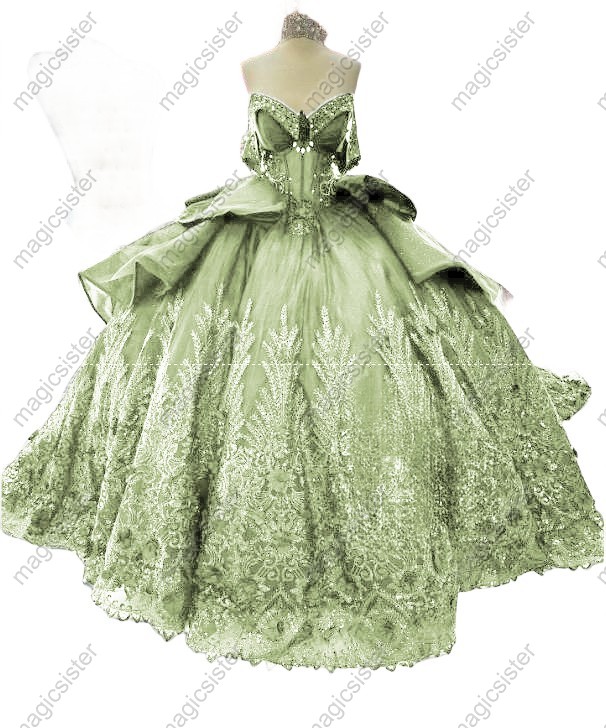 Superhot Factory Wholesale 3D Flowers Sequined Quinceanera Dress