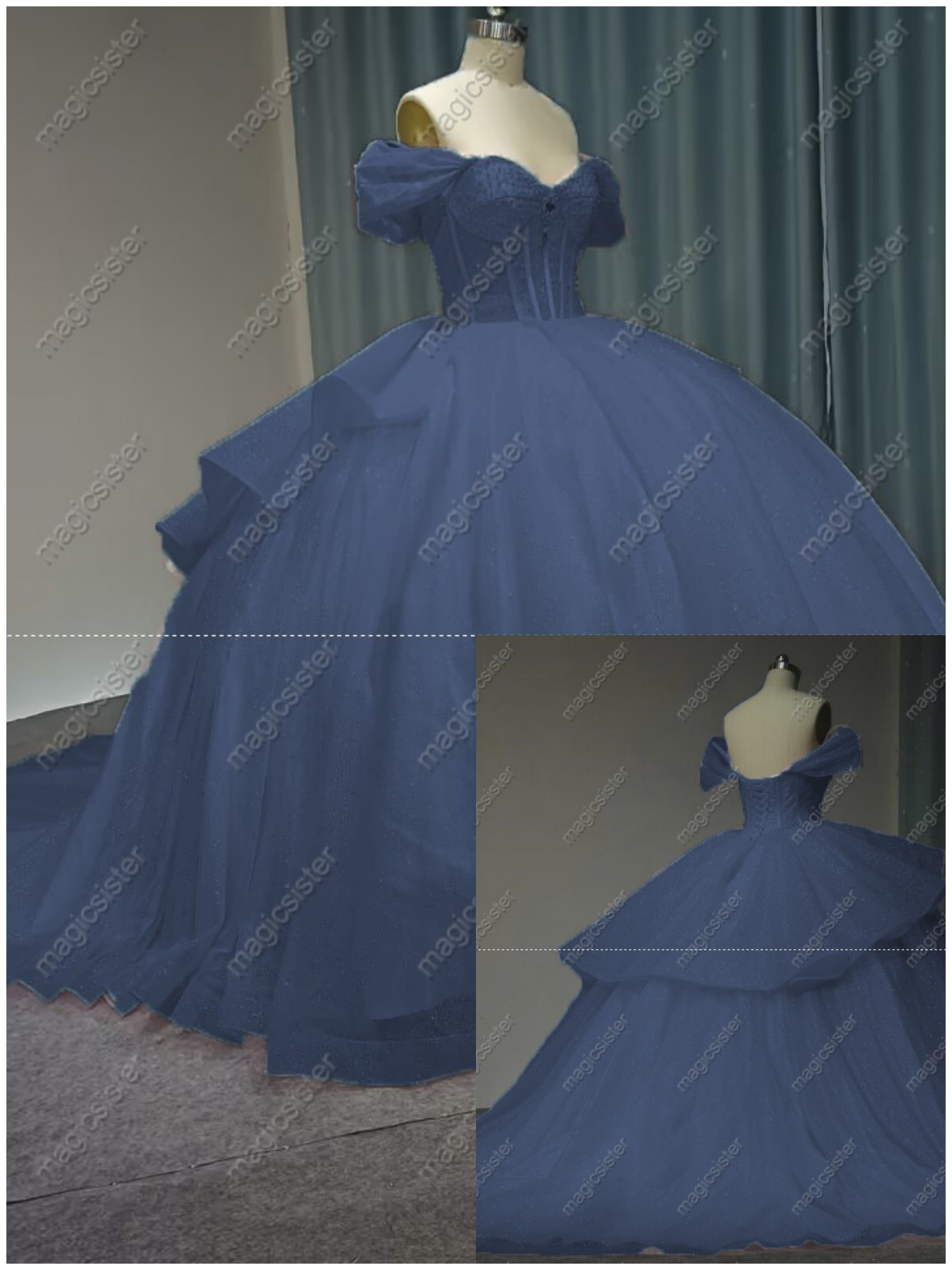 Superhot Unique Factory Wholesale Glitter Quinceanera Dresses