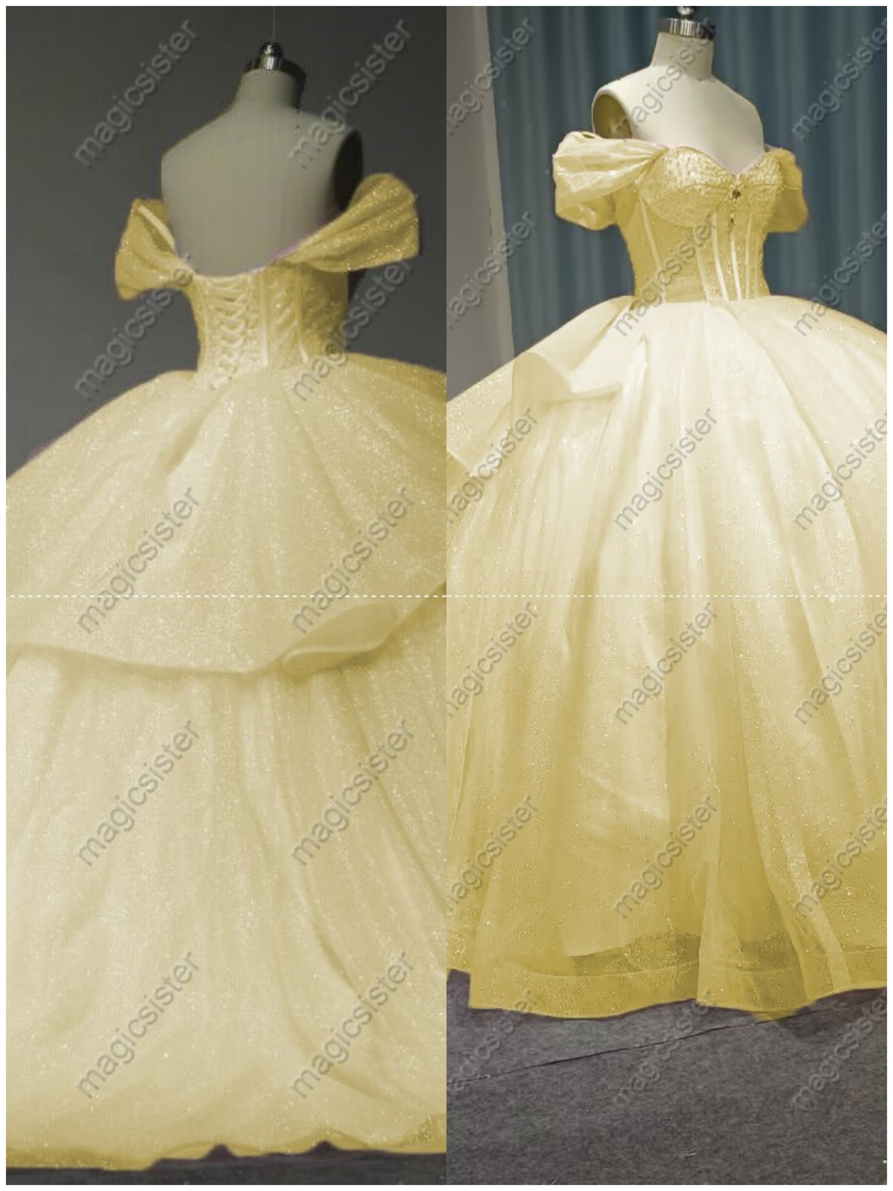 Superhot Unique Factory Wholesale Glitter Quinceanera Dresses