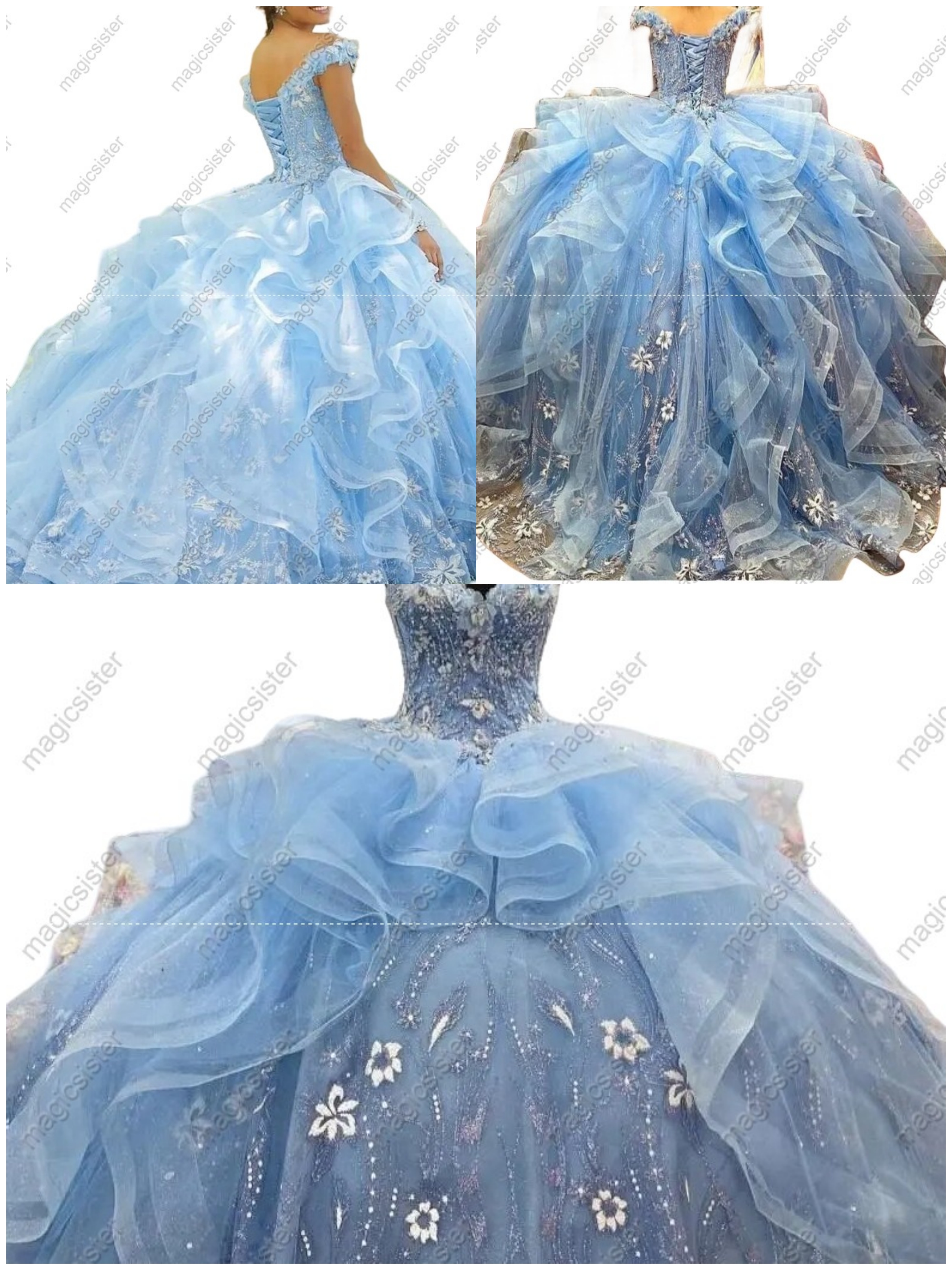 Gorgeous Glitter Factory Wholesale Quinceanera Dress