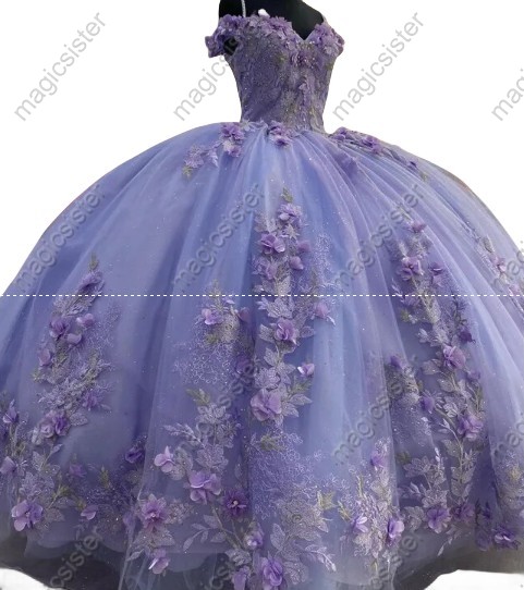 Instock Factory Lace Embroidery Quinceanera Dress
