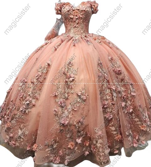 Blush Instock Factory Lace Embroidery Quinceanera Dress