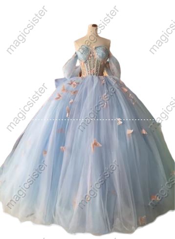 Topselling Princess Butterfly Quinceanera Dress