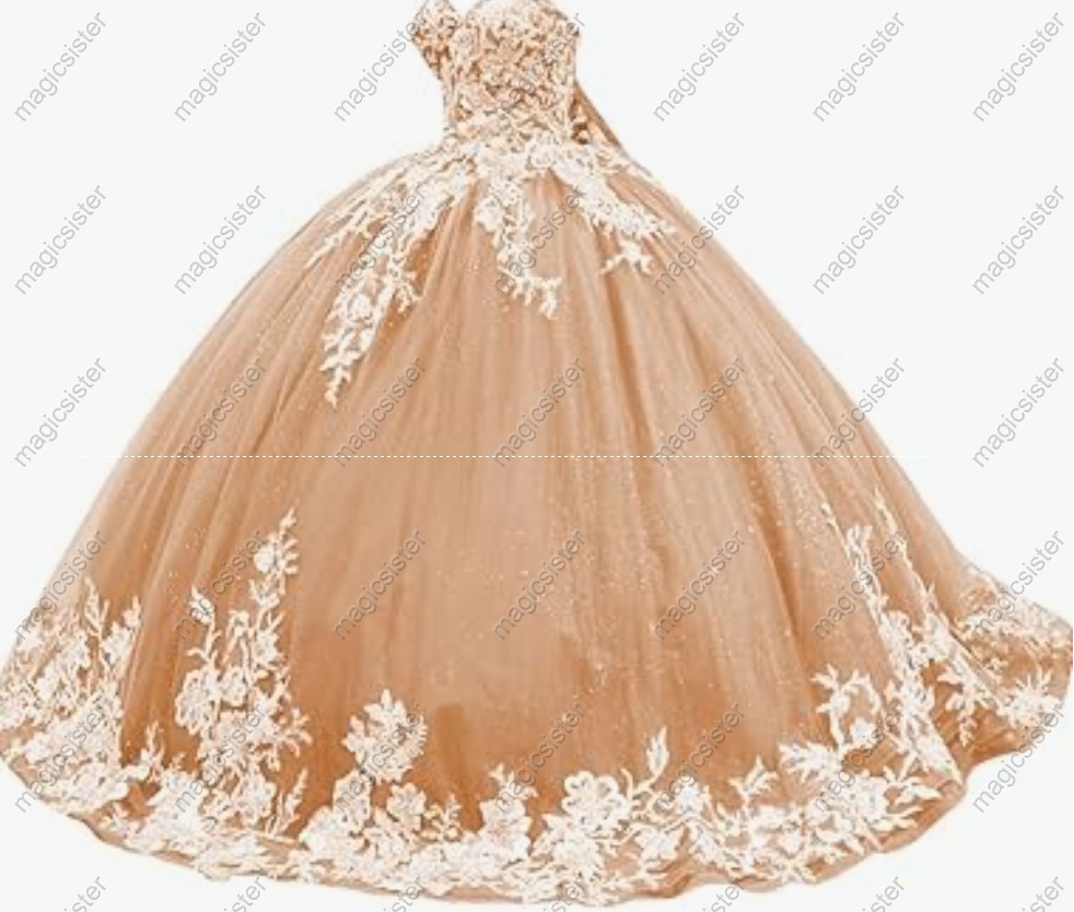 Factory Wholesale Fashionable Sequins Quinceanera Dress