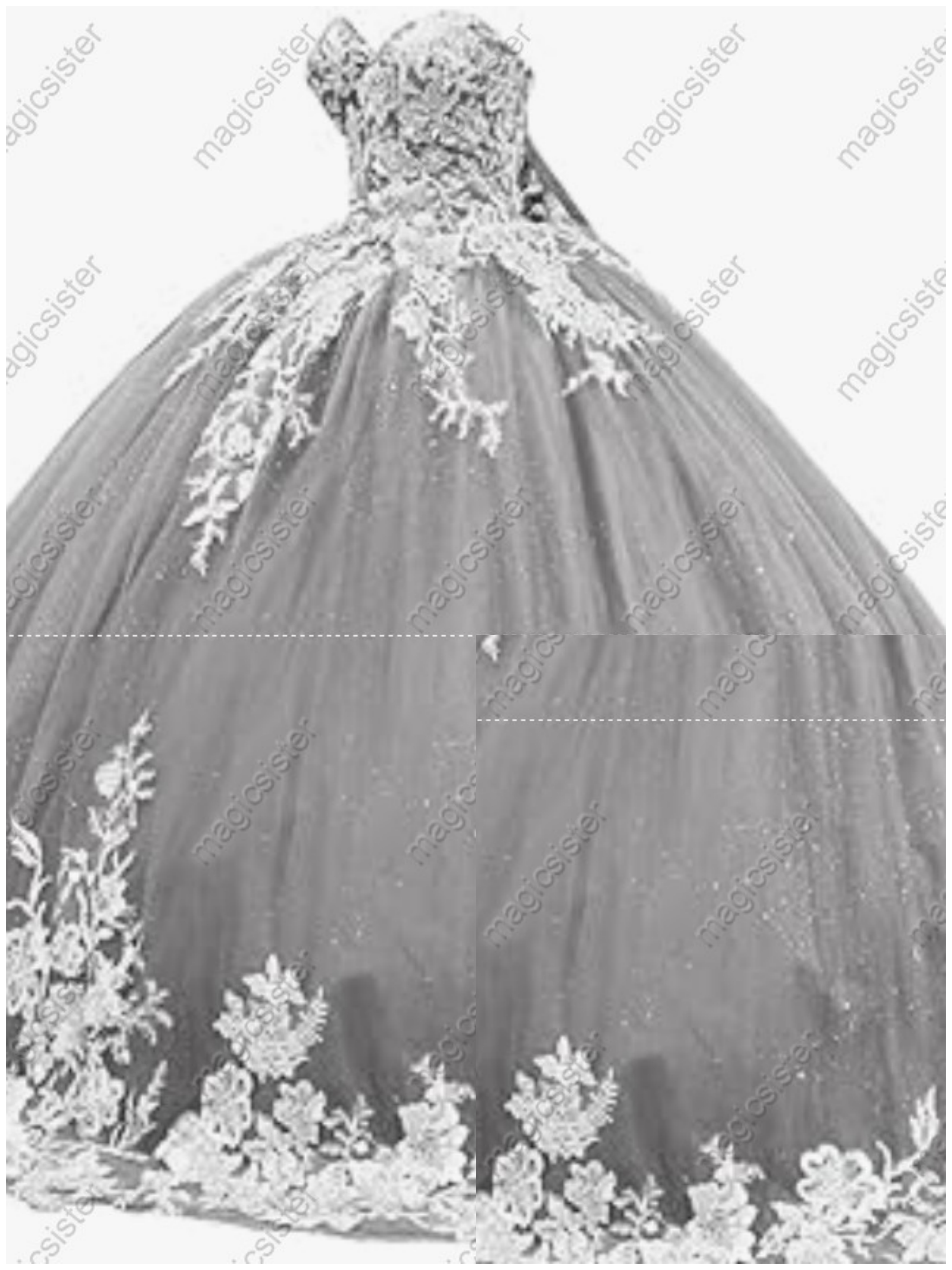 Factory Wholesale Fashionable Sequins Quinceanera Dress