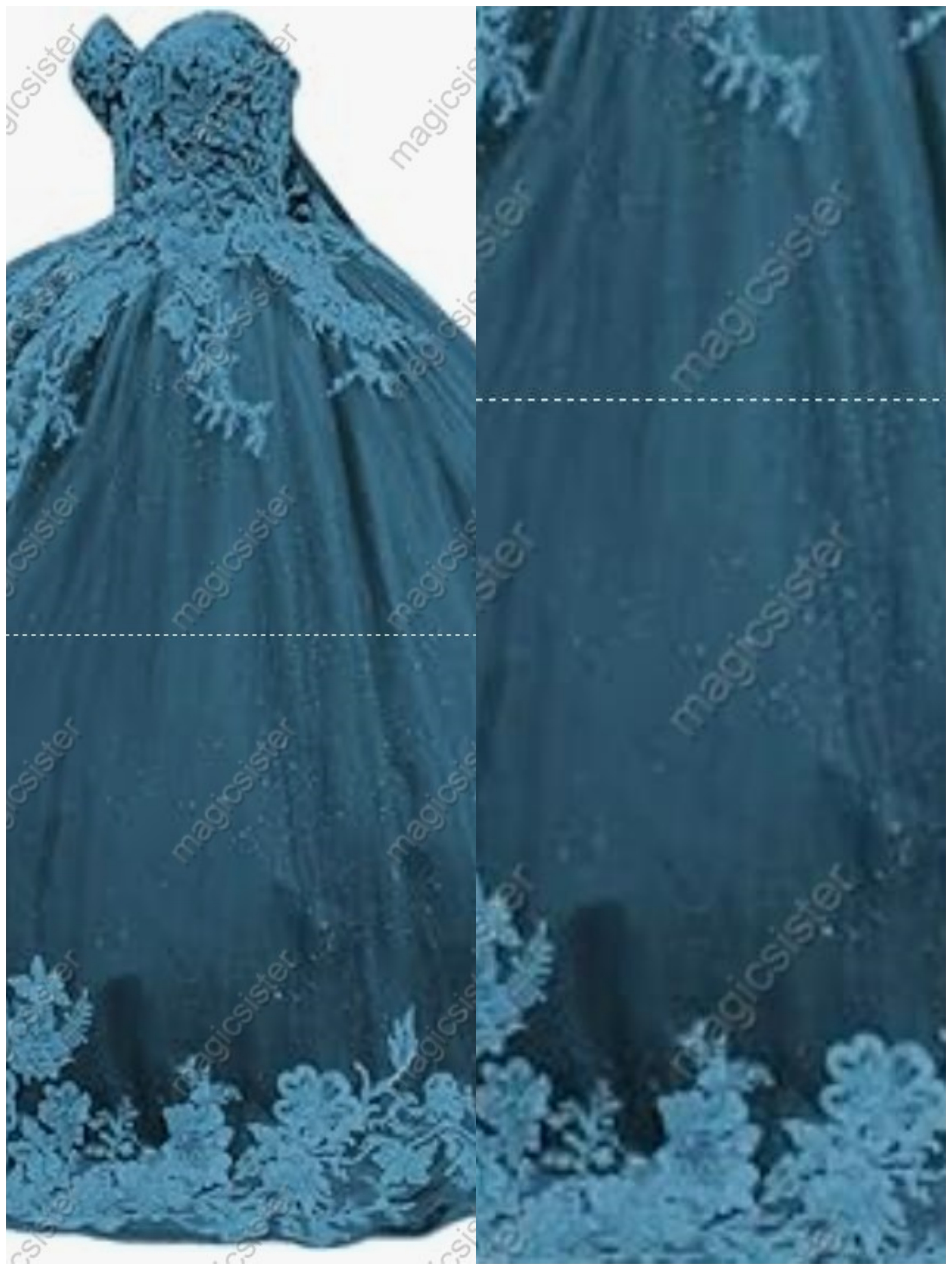 Factory Wholesale Fashionable Sequins Quinceanera Dress