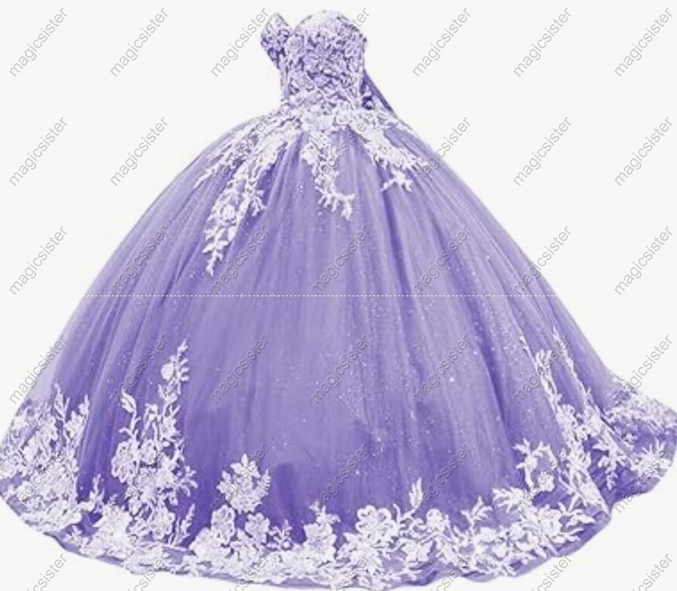 Factory Wholesale Fashionable Sequins Quinceanera Dress