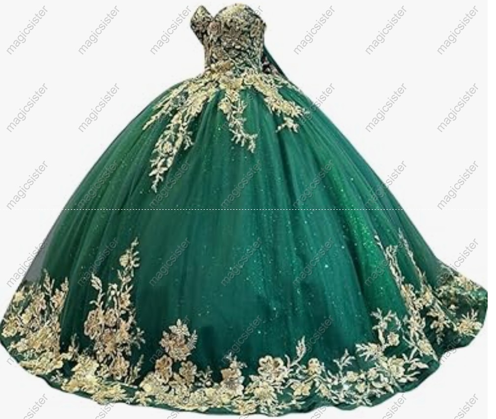 Factory Wholesale Fashionable Sequins Quinceanera Dress