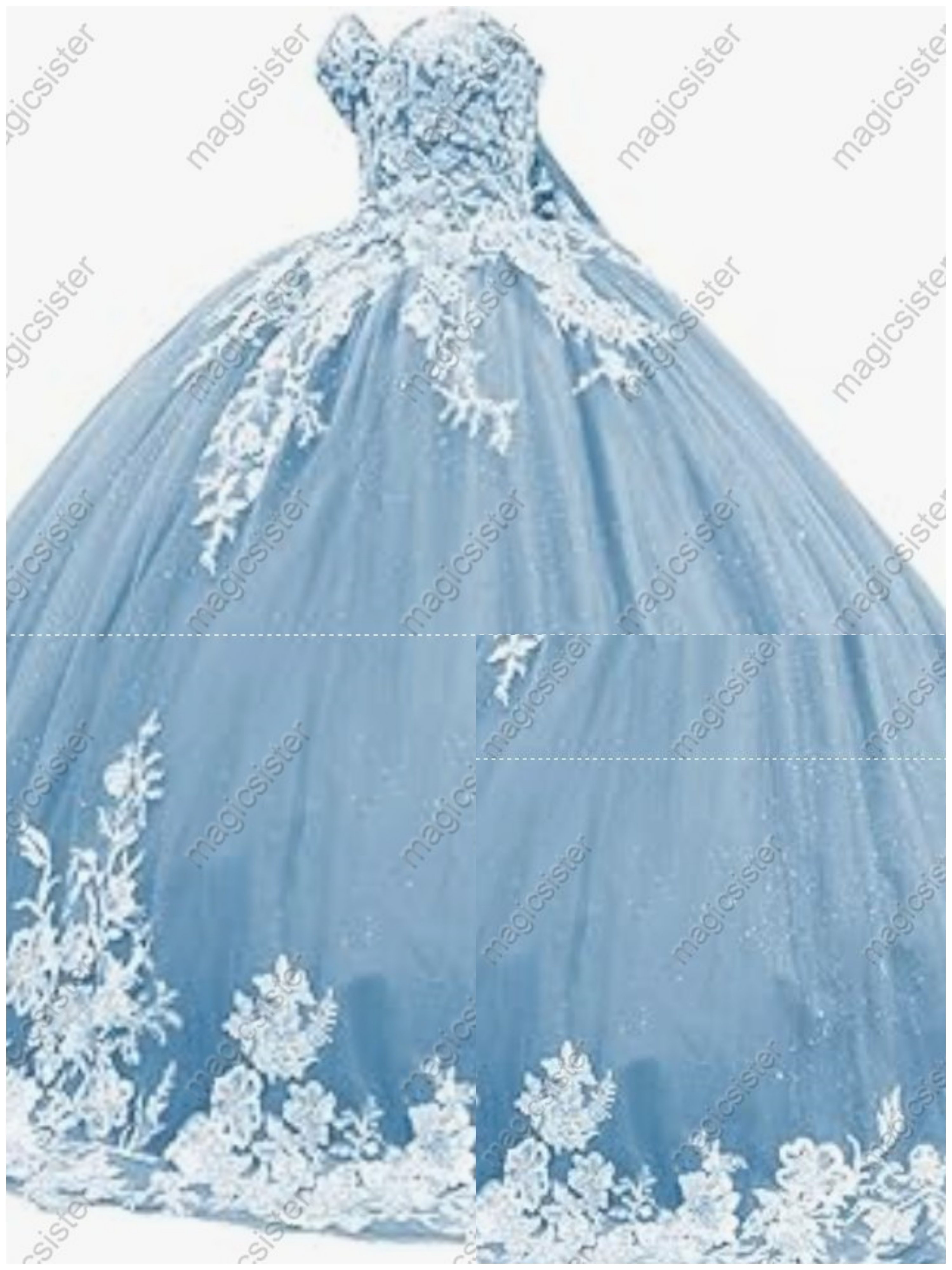 Factory Wholesale Fashionable Sequins Quinceanera Dress