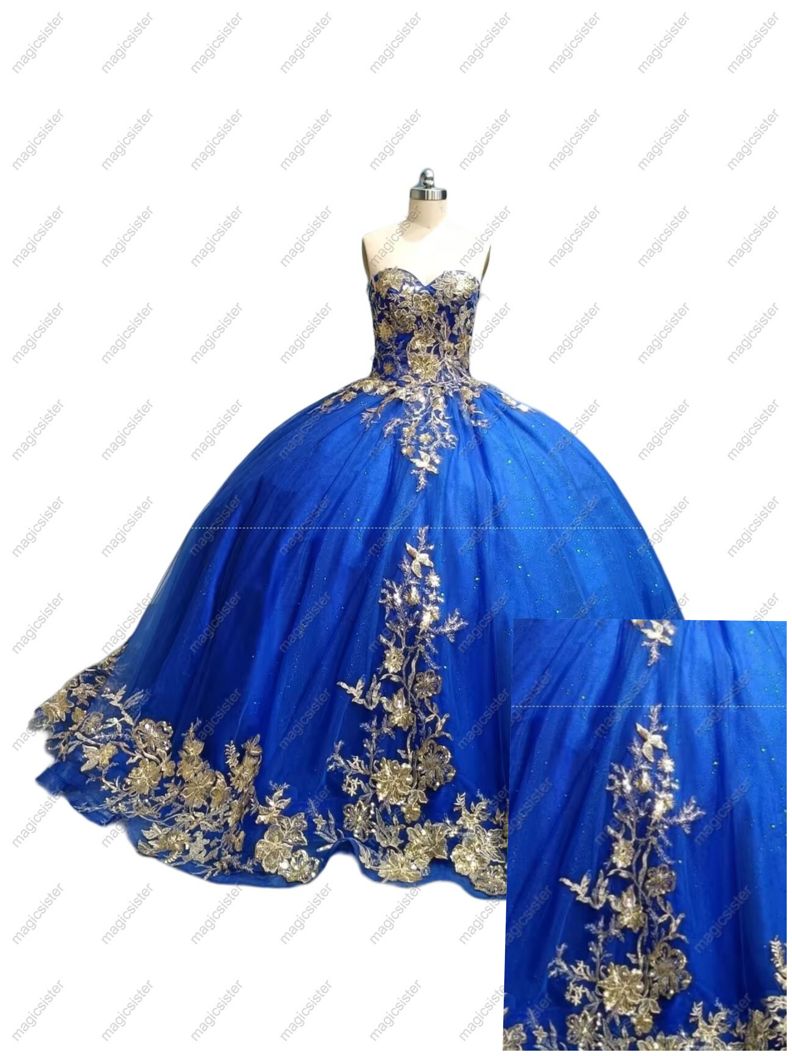 Factory Wholesale Fashionable Sequins Quinceanera Dress
