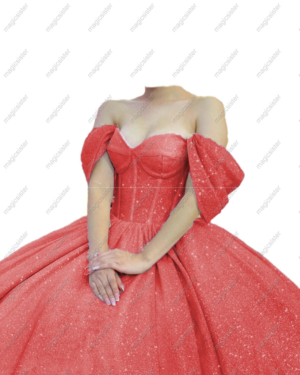 Unique Luxury Glitter Quinceanera Dresses