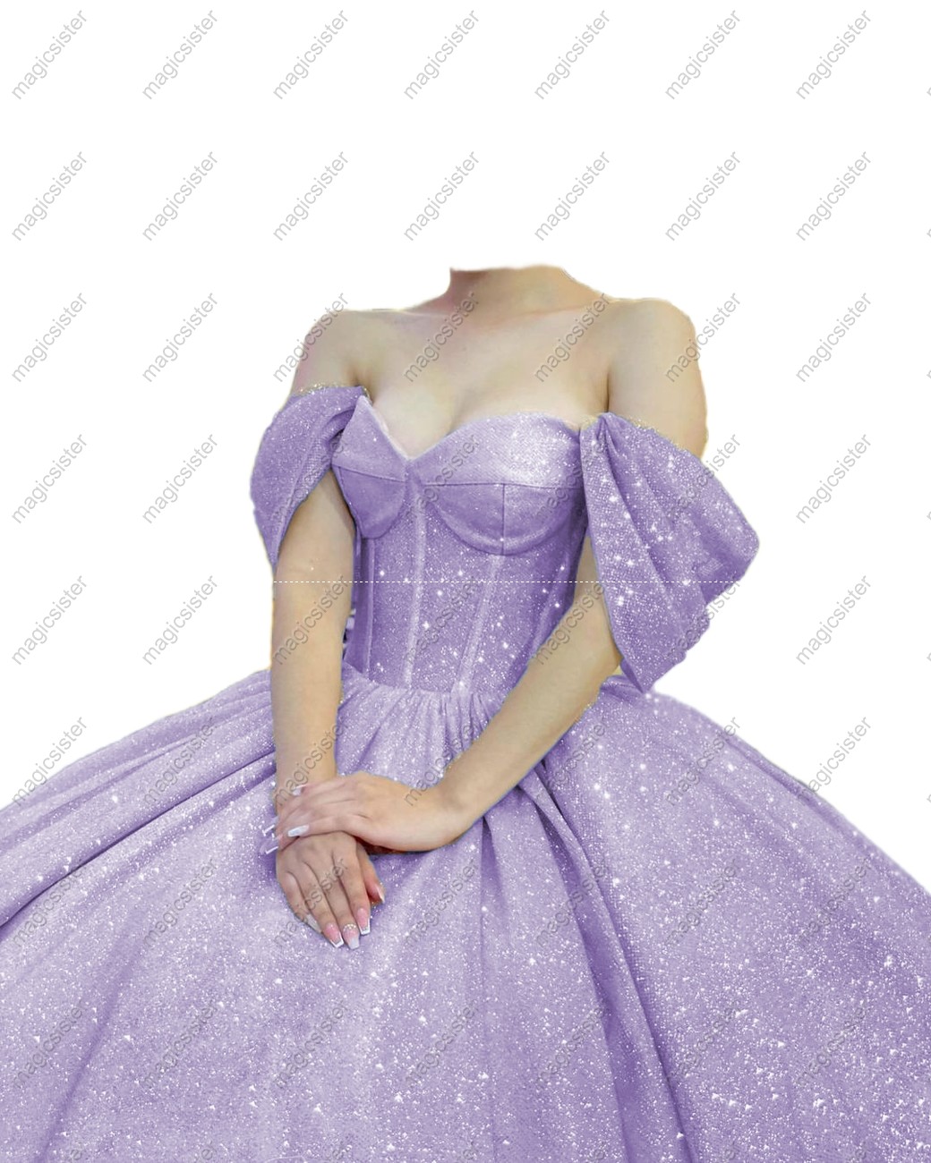 Unique Luxury Glitter Quinceanera Dresses