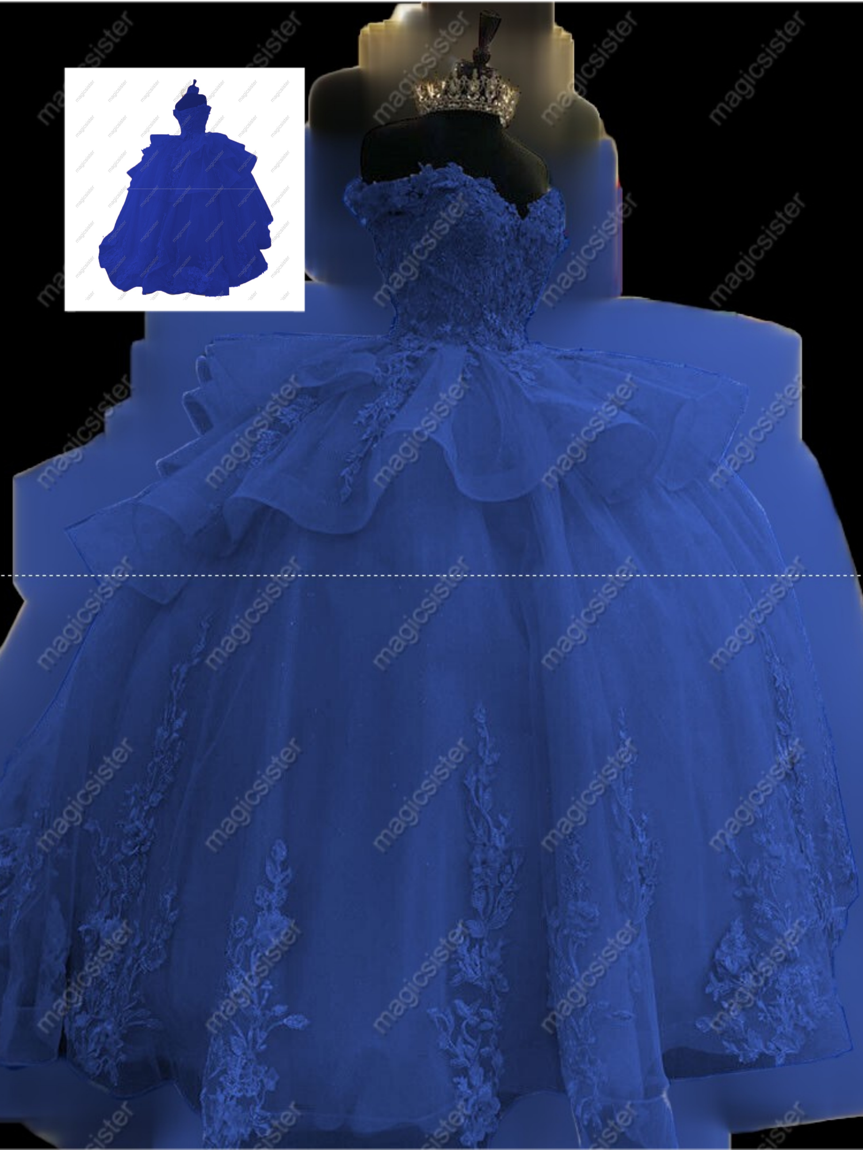 Luxurious Factory Wholesale Floral Appliques Quinceanera Ball Gowns