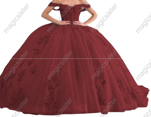 Factory Wholesale Instock 3D embroidered multi color flower lace Quinceanera Dress