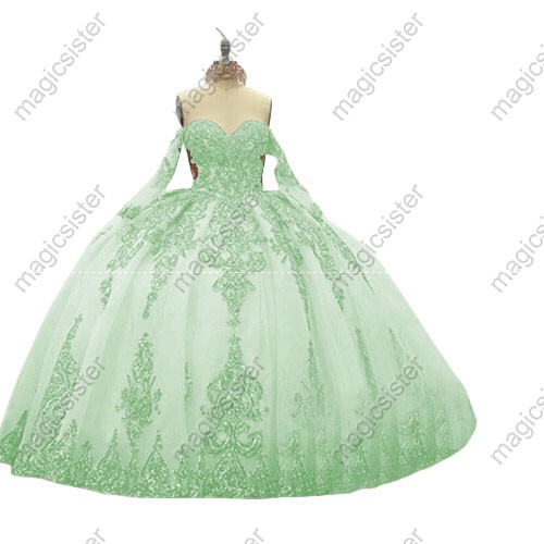 Factory Wholesale Fashionable Sequins Quinceanera Dress