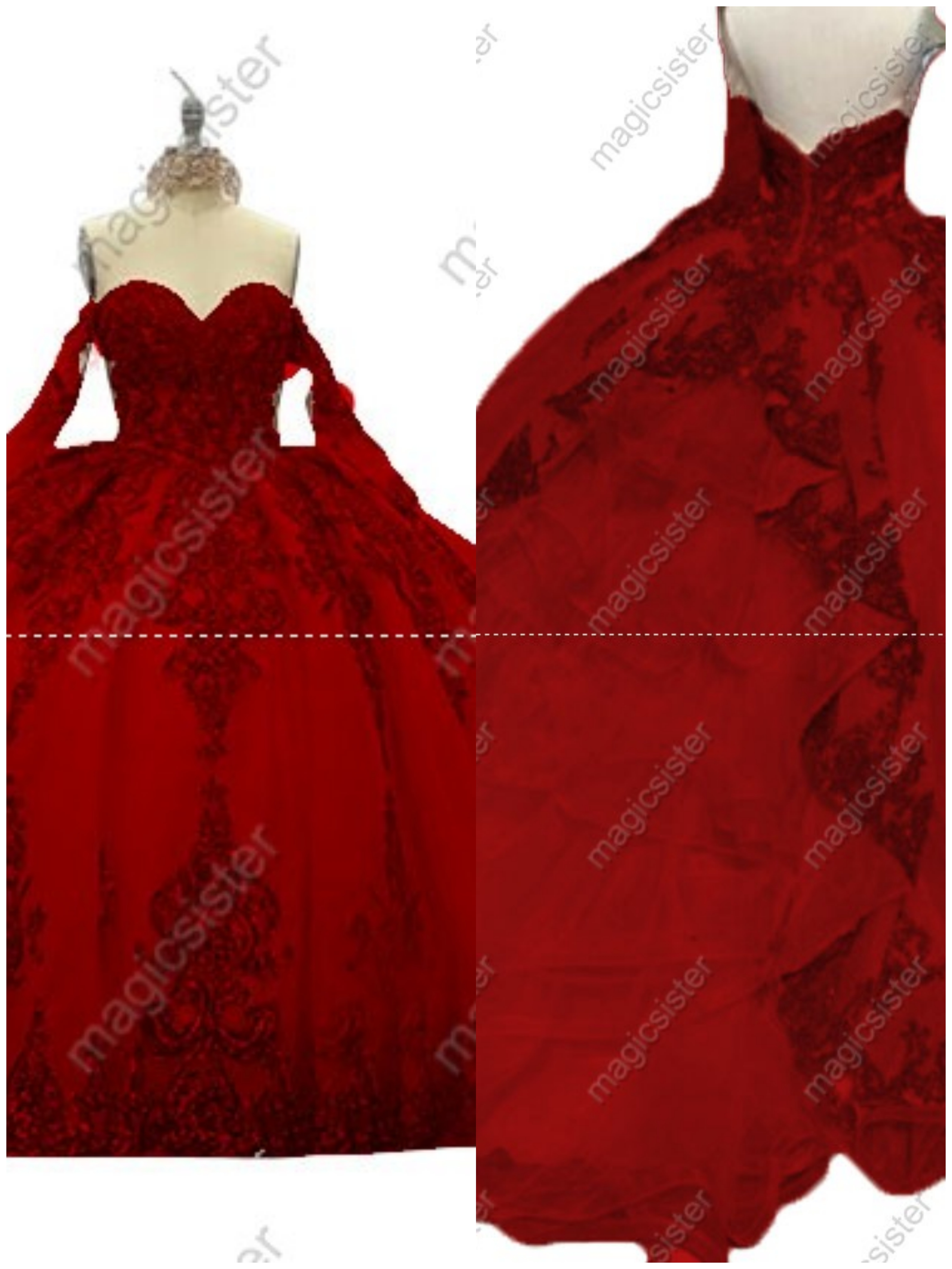 Factory Wholesale Fashionable Sequins Quinceanera Dress