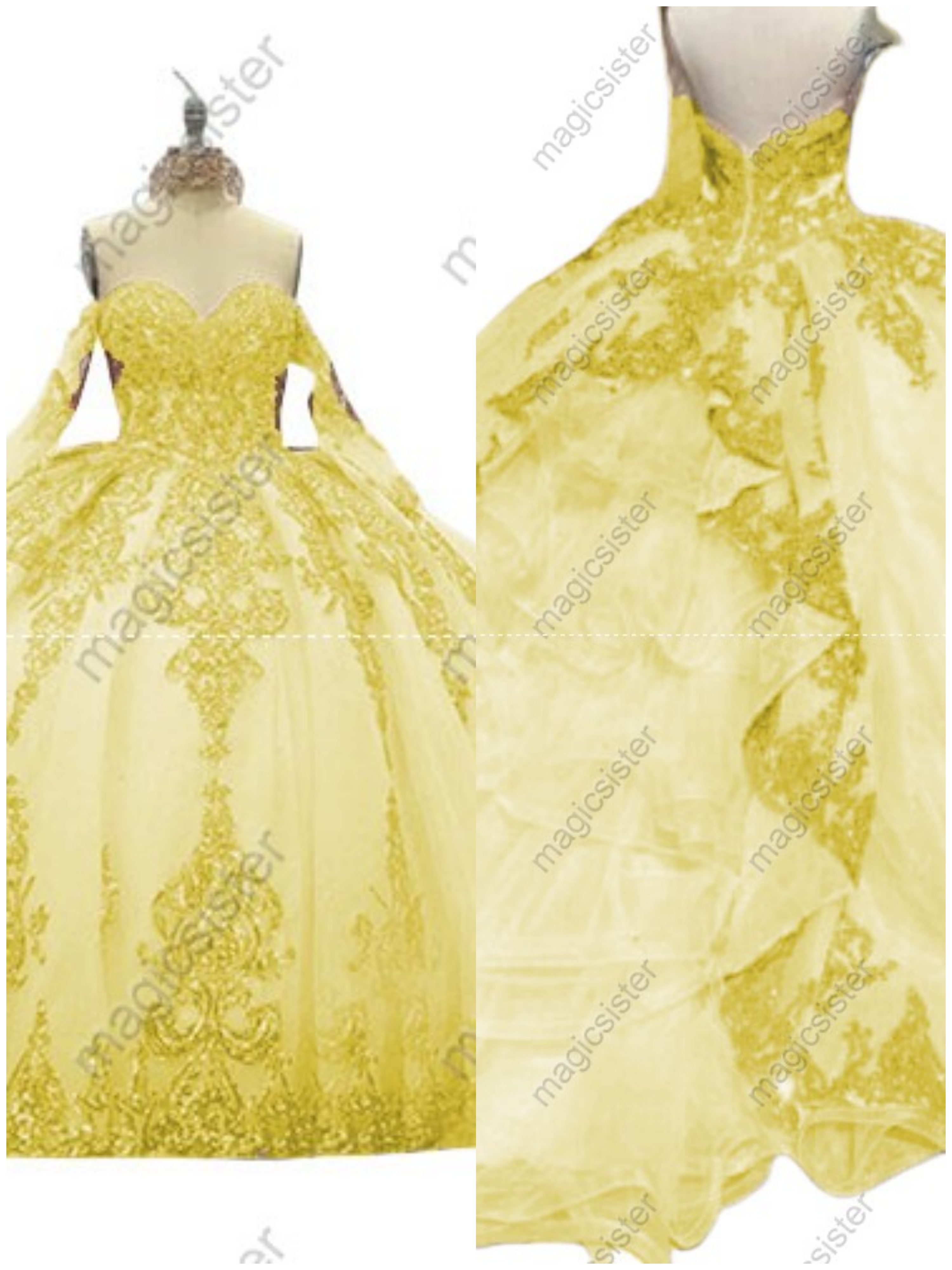Factory Wholesale Fashionable Sequins Quinceanera Dress